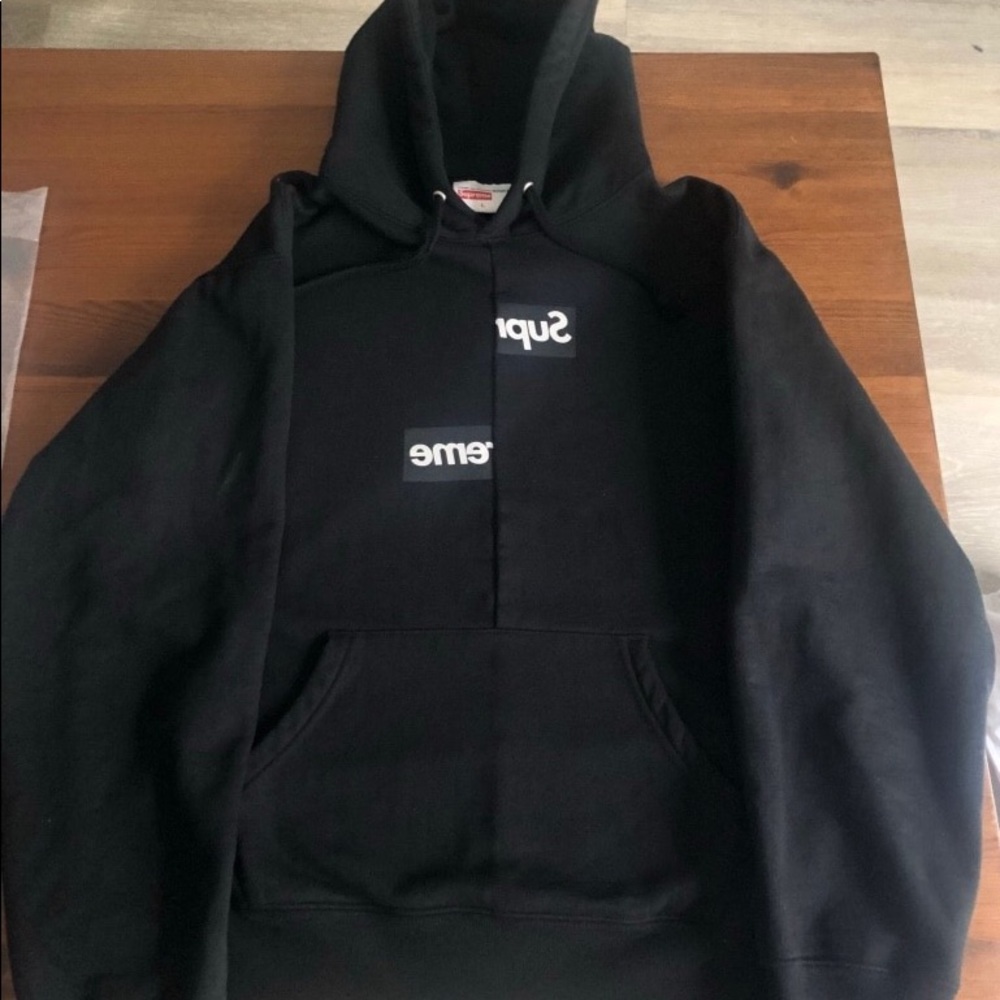Barely used supreme x cdg bogo, 550$ on stockX,